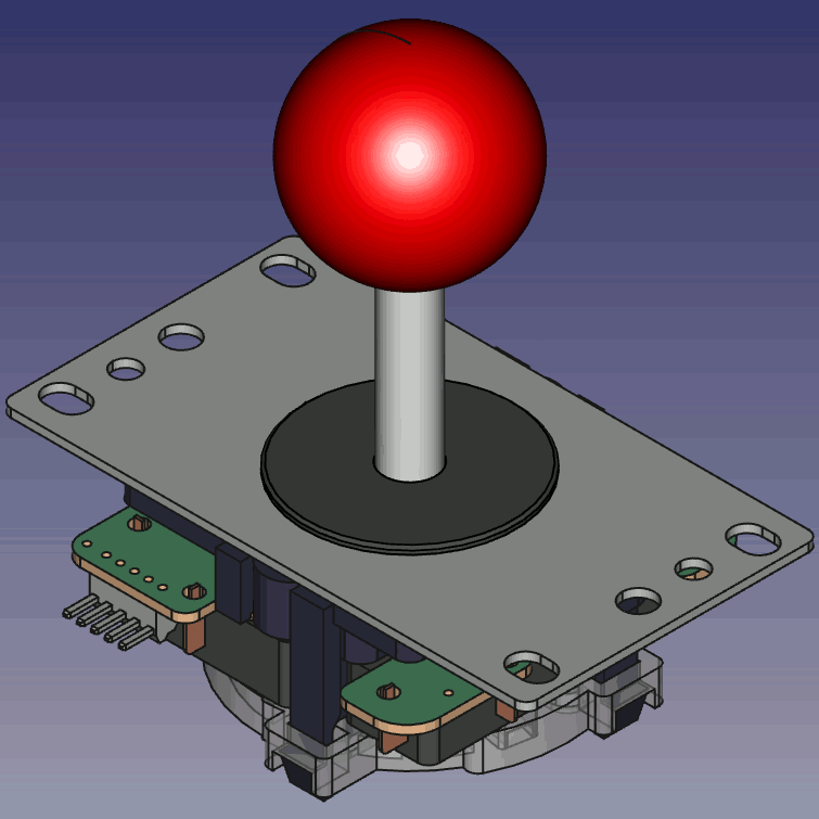 街机操纵杆模型三华JLF-TP-8YT48和16路门